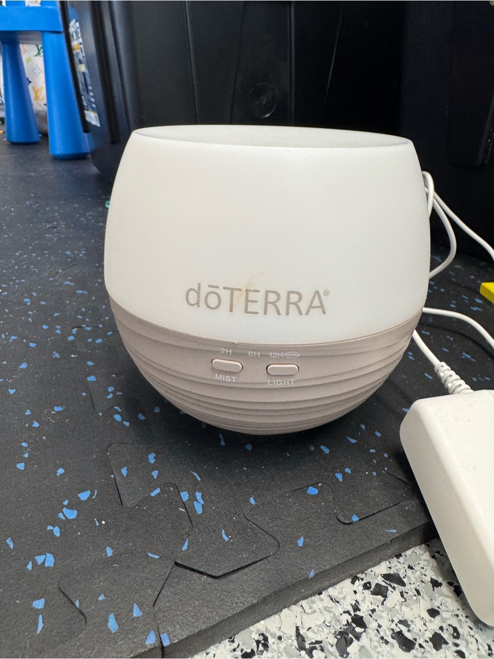 Doterra Two-Tone White and Taupe Aroma Diffuser